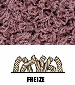 We carry freize carpet