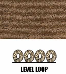 We carry level loop carpet