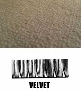 We carry velvet carpet